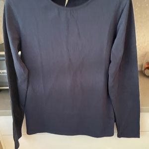 Massimo Dutti cotton blend  long sleeves top.